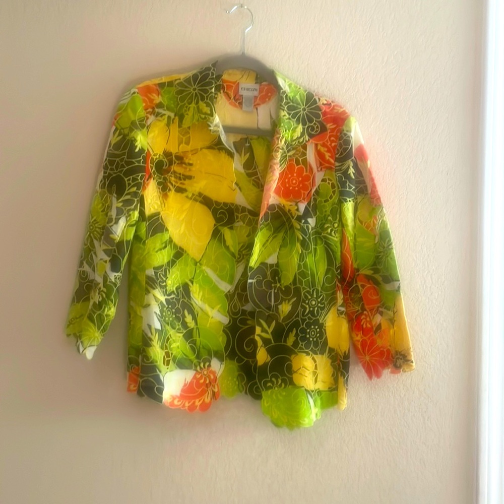 Chicos embroidery jacket.